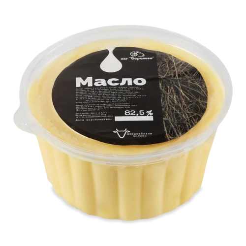 Масло Вершкове 82.5% Бараново, п/у, 250г