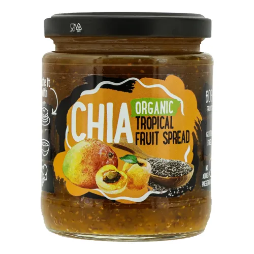 Джем з тропічних фруктів з насінням чіа Organic Rudolfs 250г