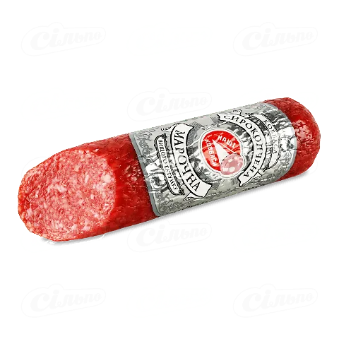 Ковбаса Наші ковбаси Марочна сиров'ялена вищого ґатунку маловакуумна, кг