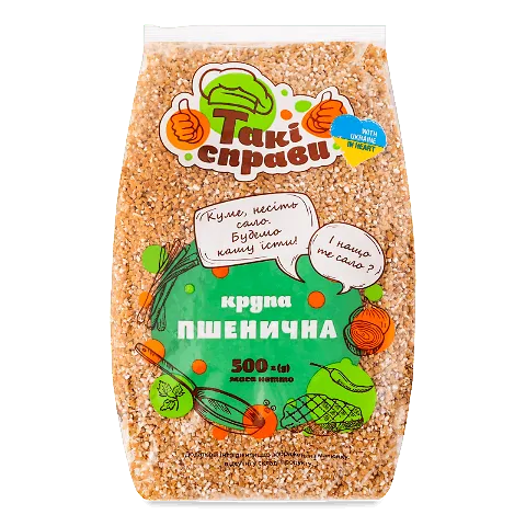 Крупа Такі Справи пшенична, 500г