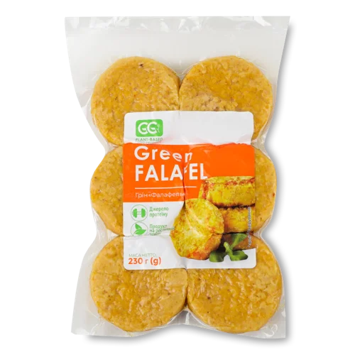 Фалафель Заморожений Green Falafel Greengo, в/у, 0.23 кг