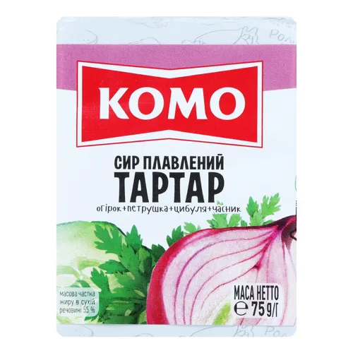 Сир плавлений 55% Тартар Комо м/у 75г