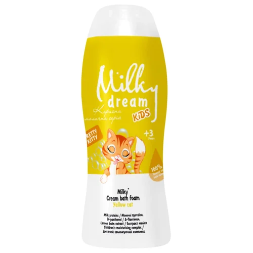 Крем-піна Milky Dream Жовта кішечка для ванни 300мл