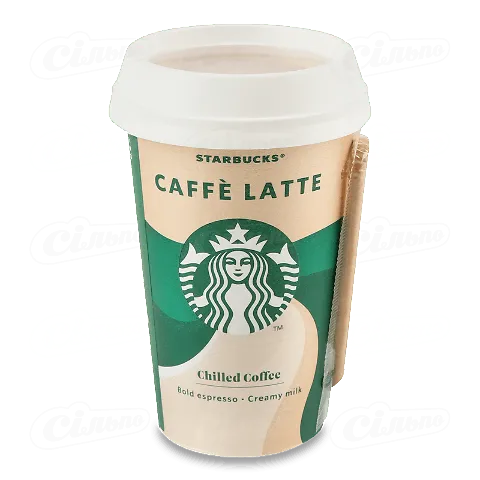 Напій кавовий Starbucks Caffe Latte, 220мл