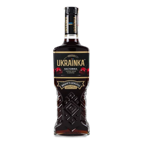 Настоянка Вишня Та Шоколад, 28% в/ґ, 500мл, Ukraїnka