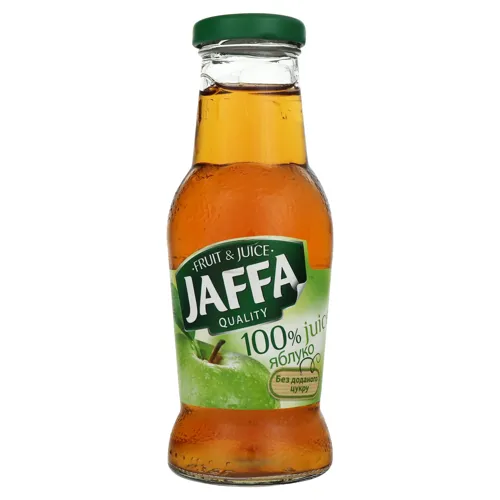 Сік яблучний освітлений «Jaffa» у пластиковій упаковці 0,25л