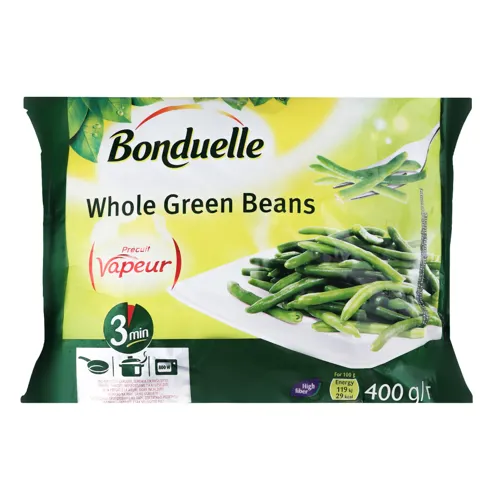 Квасоля стручкова зелена ціла заморожена Bonduelle м/у 400г