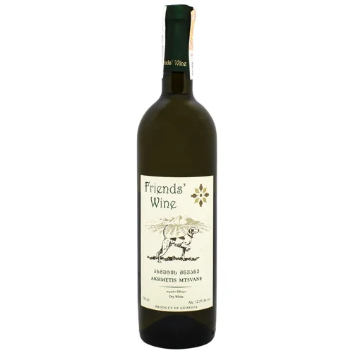 Вино Friends’ Wine Akhmetis Mtsvane біле сухе 12,5% 0,75л