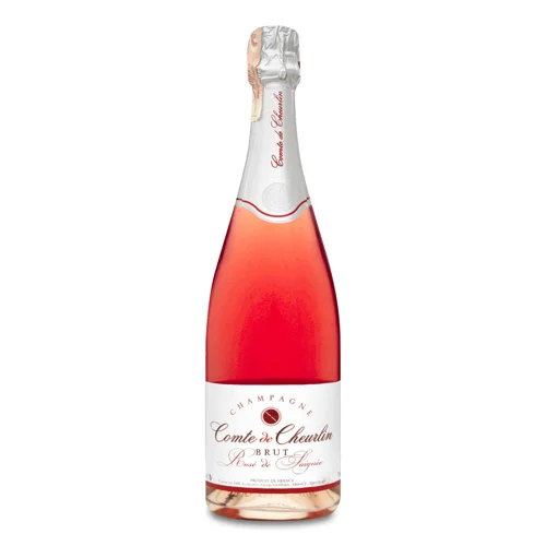 Шампанське Comte de Cheurlin Rose de Saignee Brut,0,75л