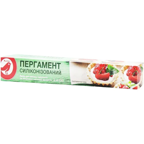 Пергамент Auchan силіконізований для випікання 5м