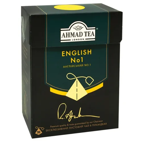 Чай чорний Ahmad Tea English №1 20x2г