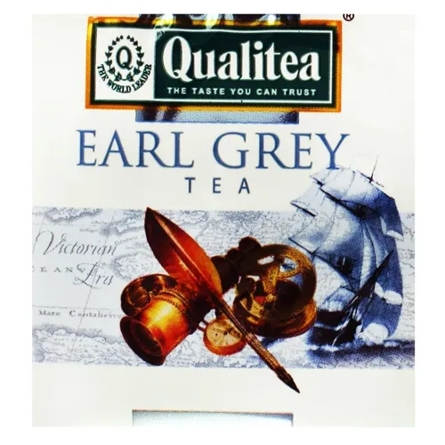 Чай чорний Qualitea Earl Grey з бергамотом 2г