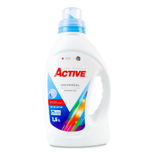 Гель для Прання універсальний Active, 1.5л