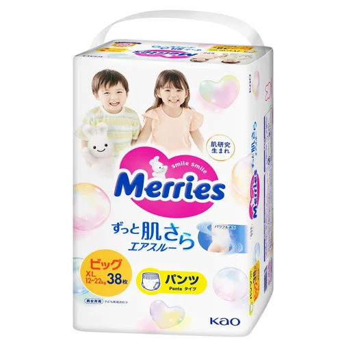Підгузки-трусики Merries XL 12-22кг 38шт