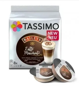 Кава в капсулах Tassimo Latte Macchiato Baileys 16 капсул (8 порц.)