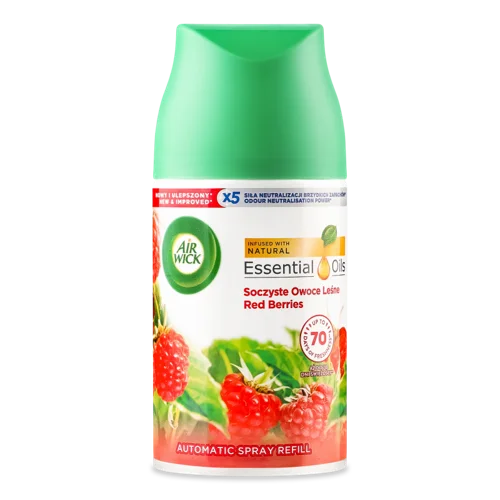 Балон Змінний Для Автоматичного Освіжувача Повітря Red Berries Freshmatic Air Wick 250мл
