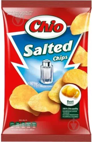 Чіпси Chio картопляні солоні 75г