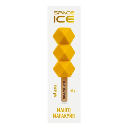 Десерт заморожений Манго Маракуйя Space Ice к/у 60г