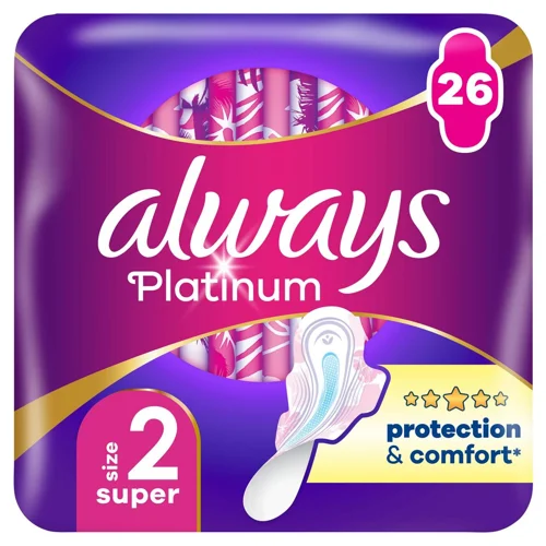 Прокладки гігієнічні Always Platinum Super розмір 2 26шт