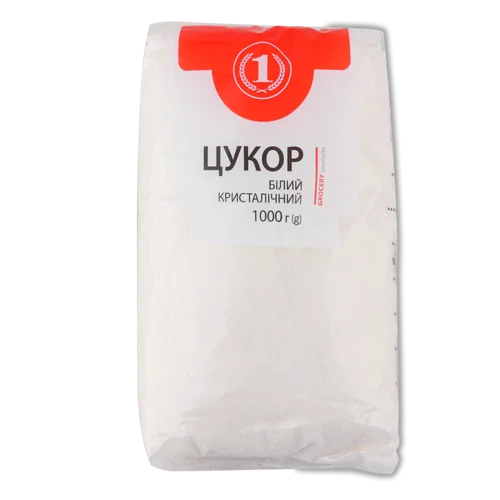 Цукор Білий Кристалічний Вищого Ґатунку, 1кг