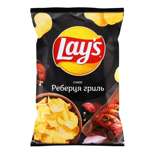 Чіпси картопляні Реберця гриль Lay's м/у 133г