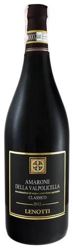 Вино 0.75л 15.5% червоне напівсухе Amarone della Valpolicella Classico Lenotti