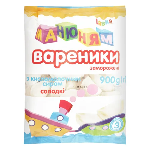 Вареники з сиром Ма-ню-ням Laska 900г