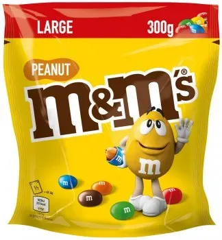 Шоколадні драже M&Ms Peanut Large 300г