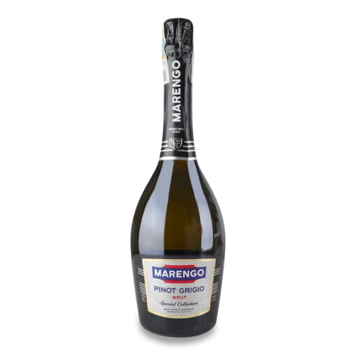 Вино Ігристе Біле Брют Pinot Grigio Marengo 0.75л 10-13.5% в/ґ