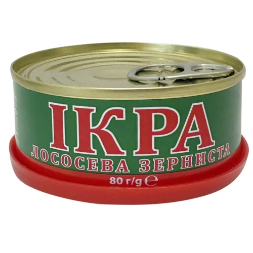 Ікра лососева зерниста 80г