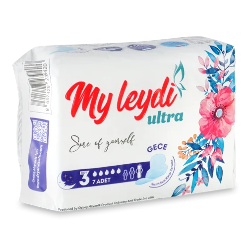 Гігієнічні Прокладки My Leydi Night, 7 шт, в/ґ