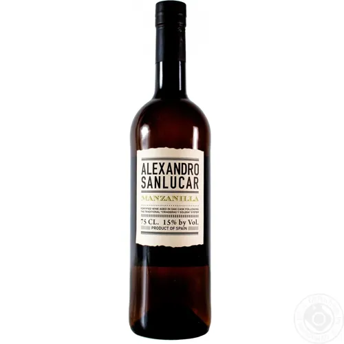 Вино Alexandro Sanlucar Manzanilla біле сухе 15% 0,75л