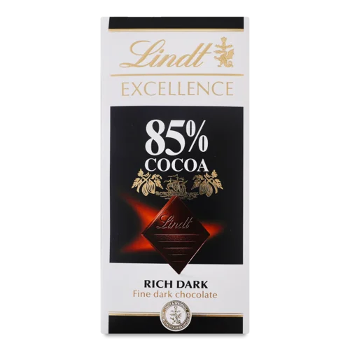 Шоколад Чорний Lindt Excellence 85% в/ґ, 100 г