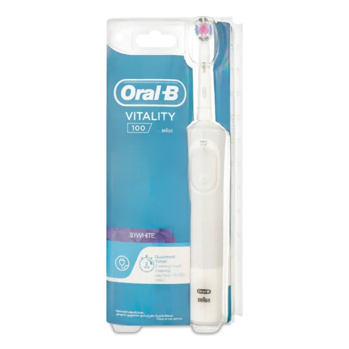 Електрична Зубна Щітка Oral-B Vitality D100.413.1 PRO 3D White, тип 3710 White