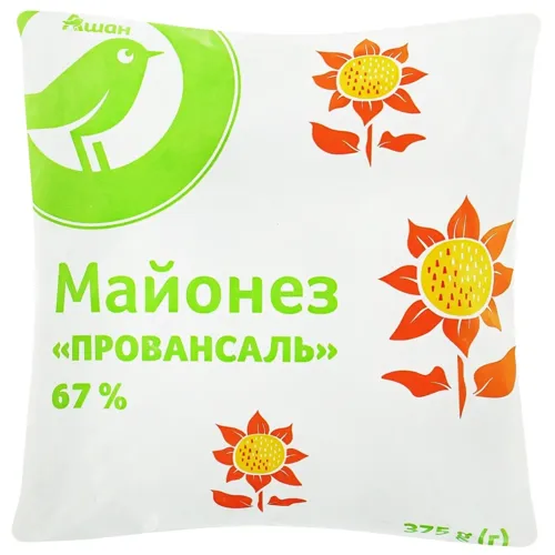 Майонез Ашан Провансаль 67% 375г