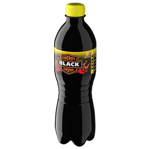 Напій енергетичний «Black Extra» безалкогольний сильногазований 0,5л