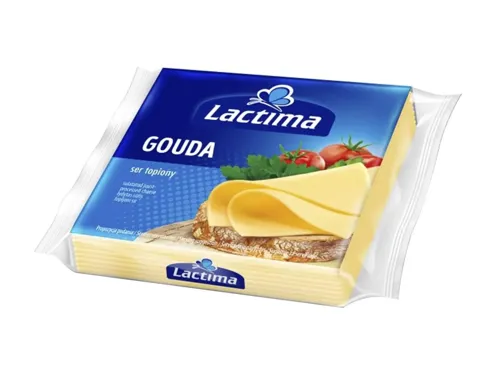 Сир плавлений Lactima Гауда скибочки 36,2% 130г
