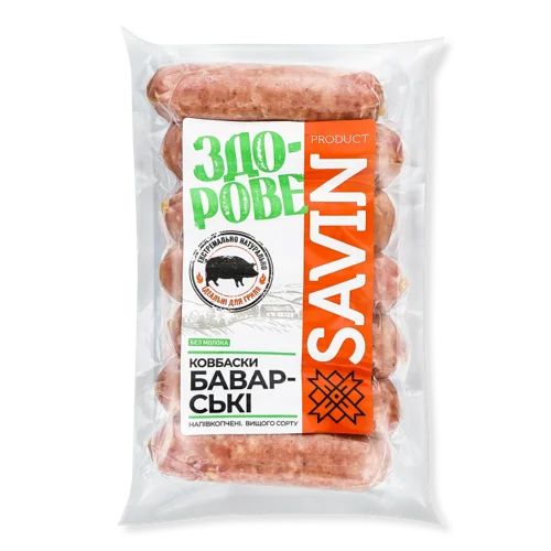 Ковбаски Напівкопчені Баварські Savin Product, кг