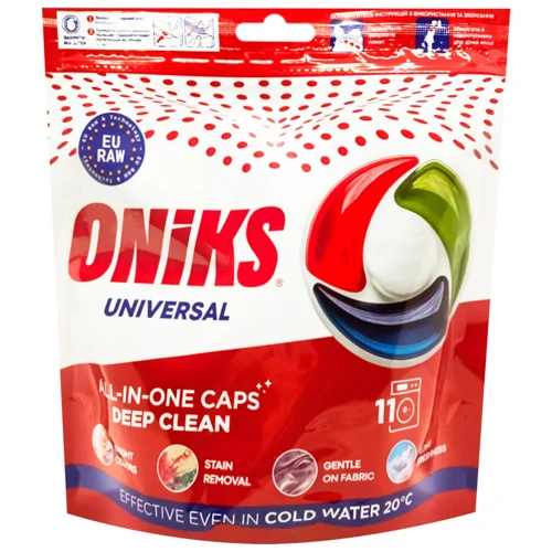 Капсули для прання Oniks Universal 11шт