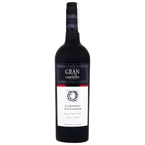 Вино Gran Castillo Cabernet Sauvignon червоне напівсолодке 12% 0,75л