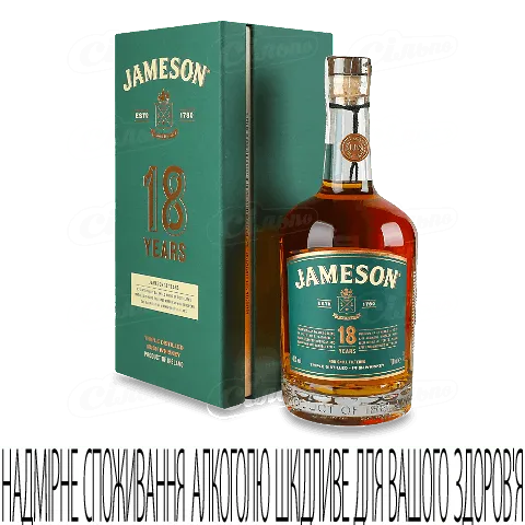Віскі Jameson 18 років, 0,7л