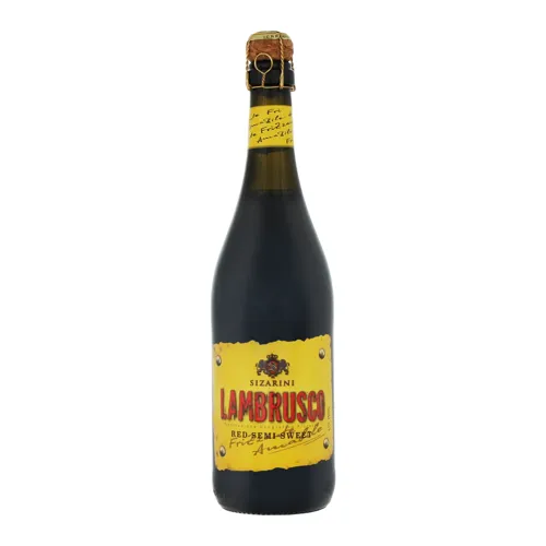Вино напівігристе 0.75л 8% червоне напівсолодке Lambrusco dell'Emilia Sizarini