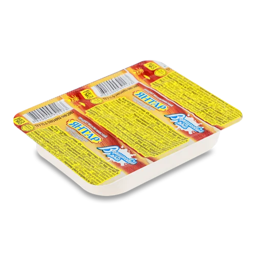 Сирний Продукт Плавлений Молоковмісний Янтар Вершковий Рай, п/у, 60%, 100г