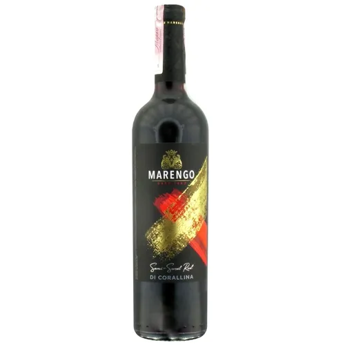 Вино Marengo di Corallina червоне напівсолодке 10-13.5% 0.75л