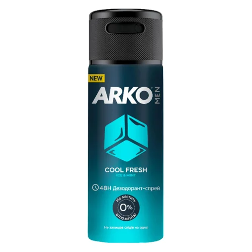 Дезодорант аерозольний Arko Men Сool Fresh Ice & Mint 150мл