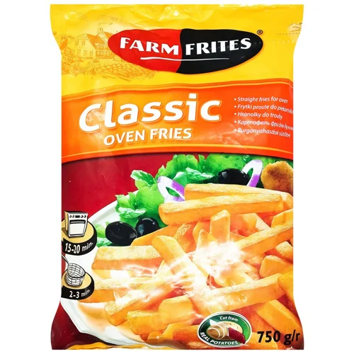 Картопля фрі Farm Frites класична для духовки 750г