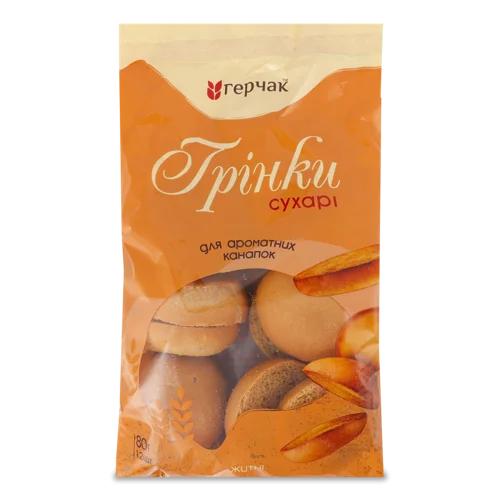 Грінки Житні Вищого Ґатунку, 80г