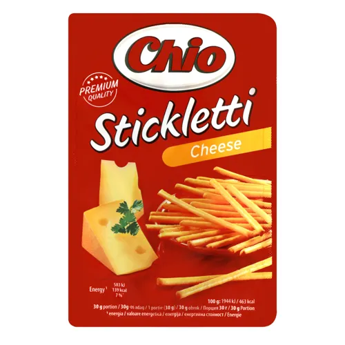 Соломка солона Cheese Stickletti Chio п/у 80г