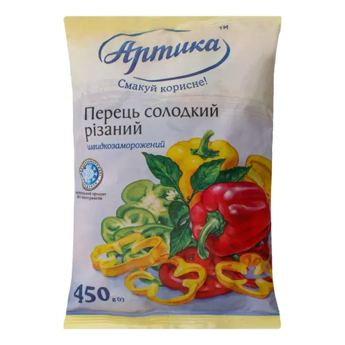 Перець солодкий різаний заморожений Артика м/у 450г