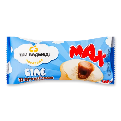 Морозиво 12% Ванільно-Вершковий Аромат Згущене Молоко Вафельний Стаканчик, в/ґ, 100г